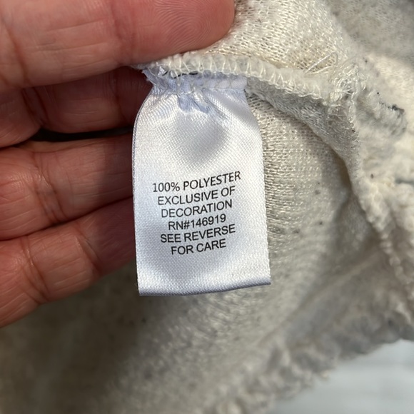 Ivory Ella Cloud Sherpa Zip Off-white Pullover Jacket Size XL - Picture 10 of 15